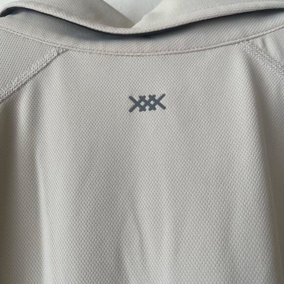 Rhône Men’s Regatta Piqué Performance Polo Short Sleeve Beige Sand color LARGE - Picture 8 of 9